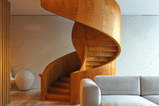 69 Spiral wooden staircases, an Architecture Photo by Handmadefont (Thumbnail 50 of 73)