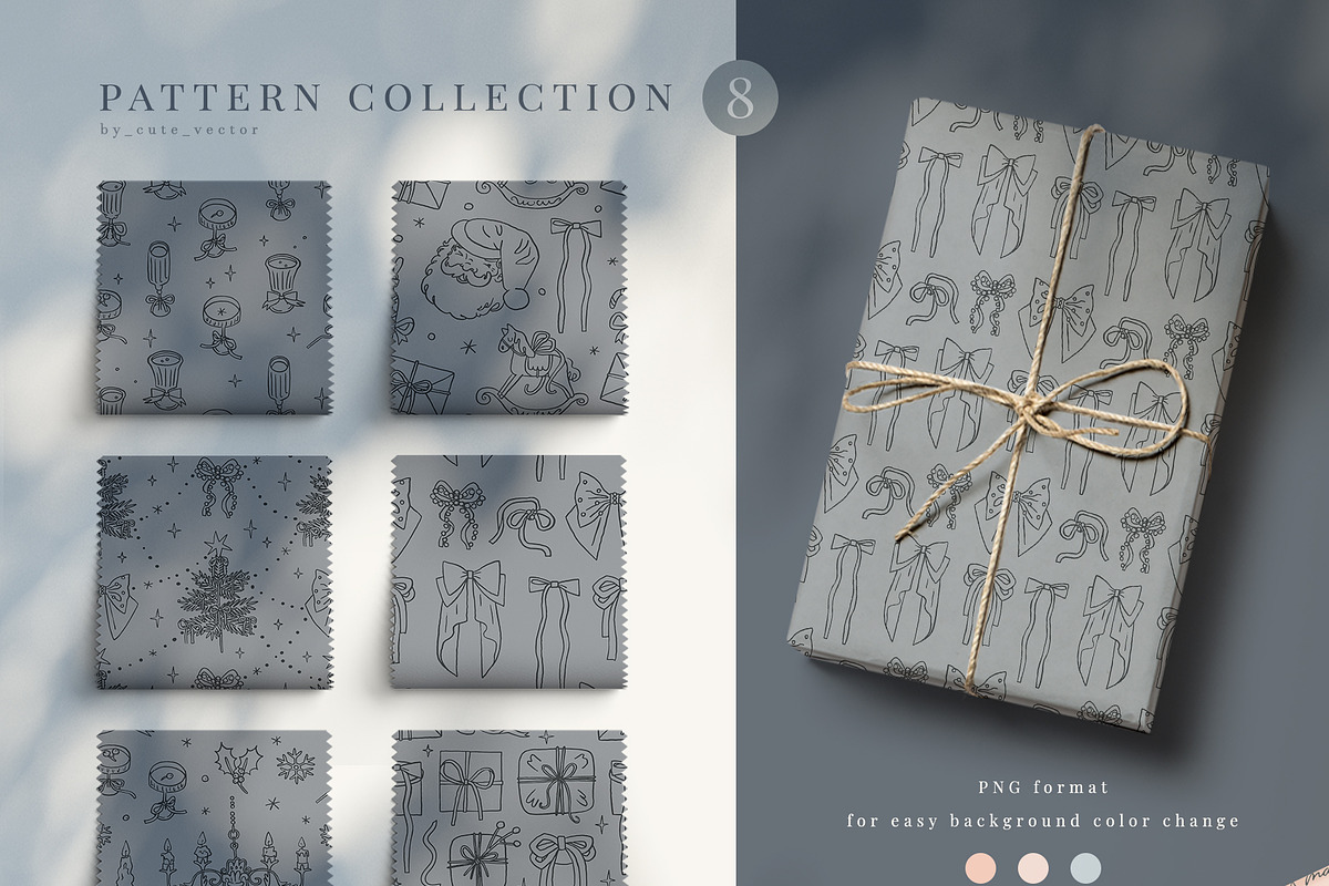 Coquette Christmas whimsical clipart, an Object Graphic by Cute Atelier (Photo 4 of 14)