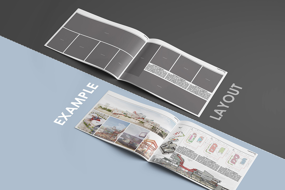 Grayscale Portfolio Template Bundle, a Presentation Template by Arkishop (Photo 4 of 10)