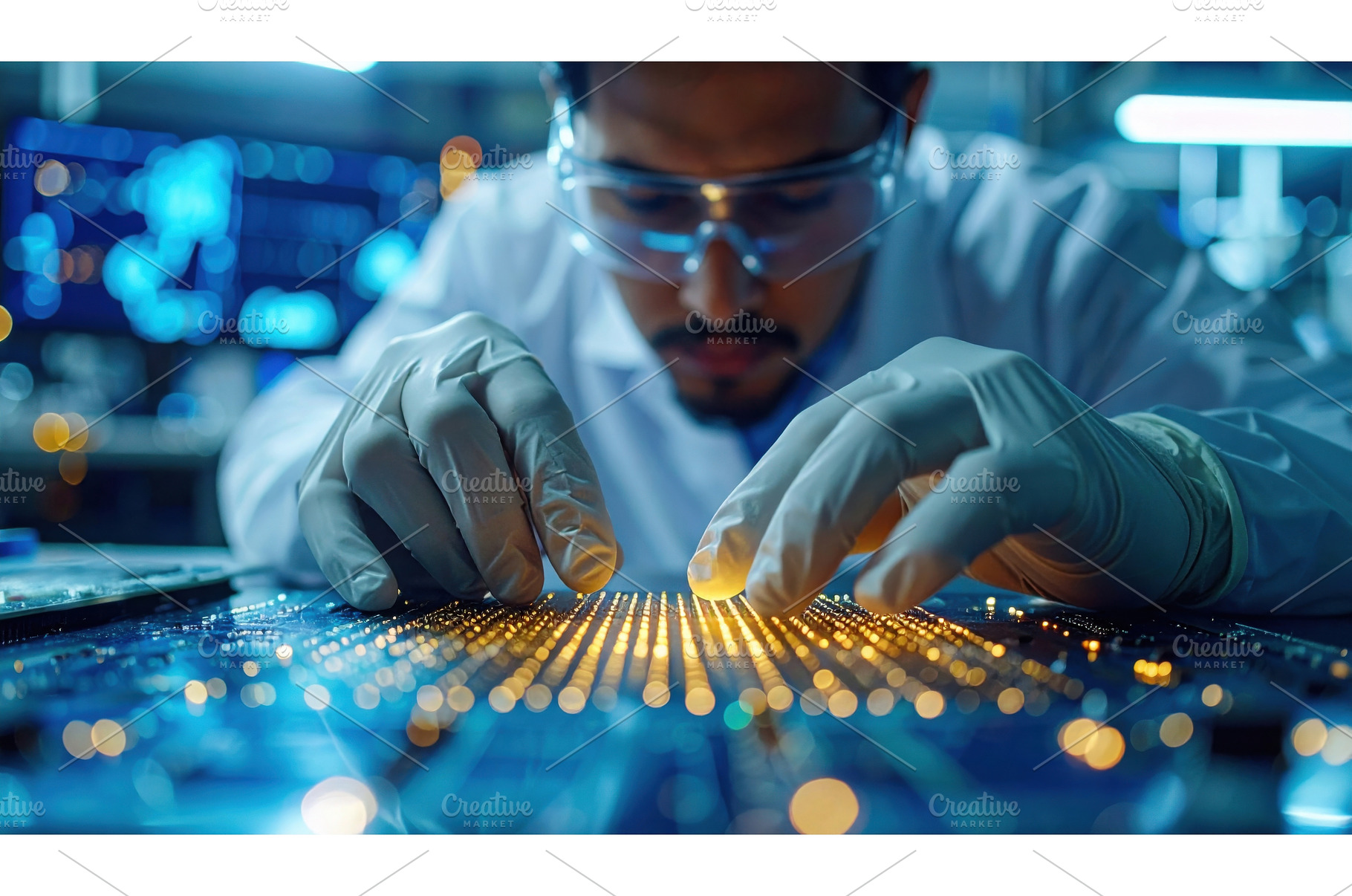 Scientist wearing gloves and, a Technology Photo by Igor Tichonow