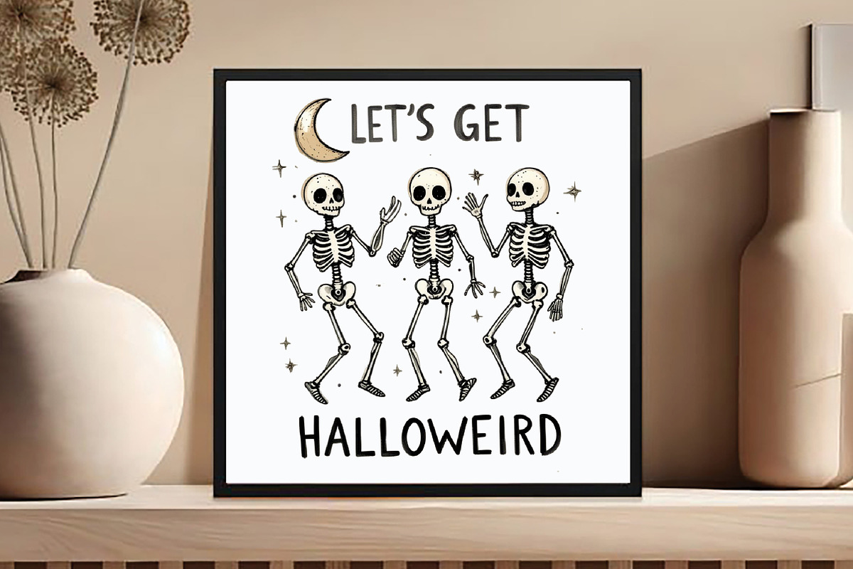 Let's Get Halloweird PNG, an Illustration by DreamCafeArt (Photo 3 of 5)