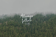 Forest house | Font duo, a Script Font by AngelinaKovel (Thumbnail 13 of 14)