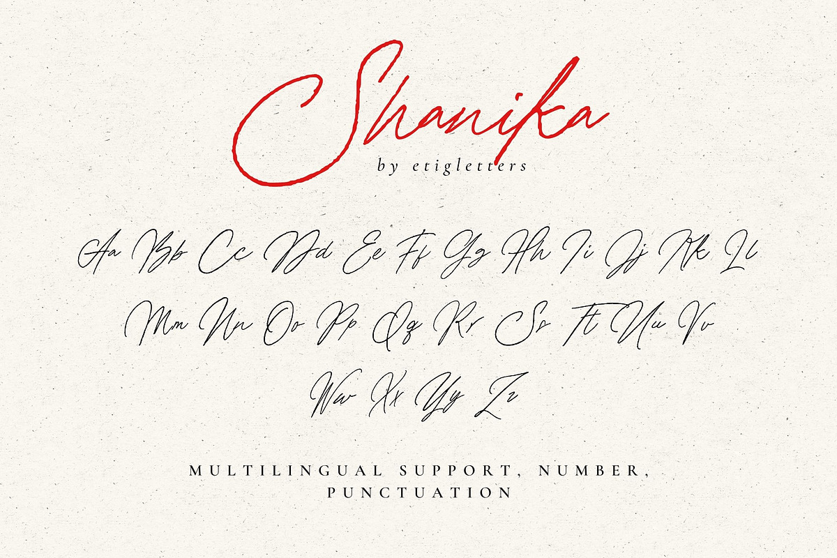 Shanika Handwriting Script