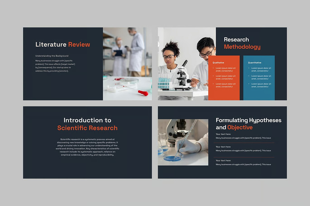 Science Research Keynote Templates, a Presentation Template by Fit-tee (Photo 2 of 4)