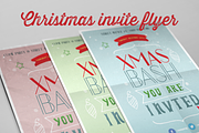 Christmas Invite Flyer, a Flyer Template by SPACECAKE (Thumbnail 2 of 5)