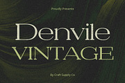Denvile Vintage, a Serif Font by Craft Supply Co. (Thumbnail 1 of 8)