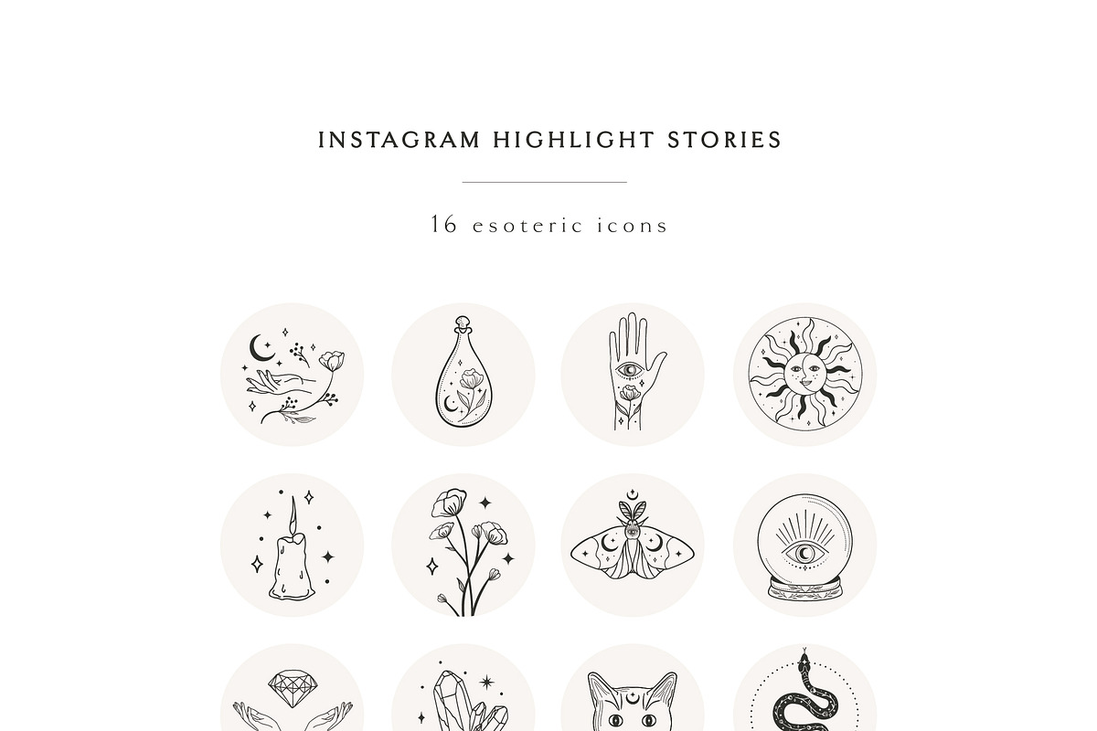 Instagram Highlight Story Templates., a Social Media Template by Olya Creative (Photo 2 of 4)