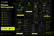 PulseFit Mobile App - Figma Design, an App Template by CodeTurtle (Thumbnail 3 of 3)