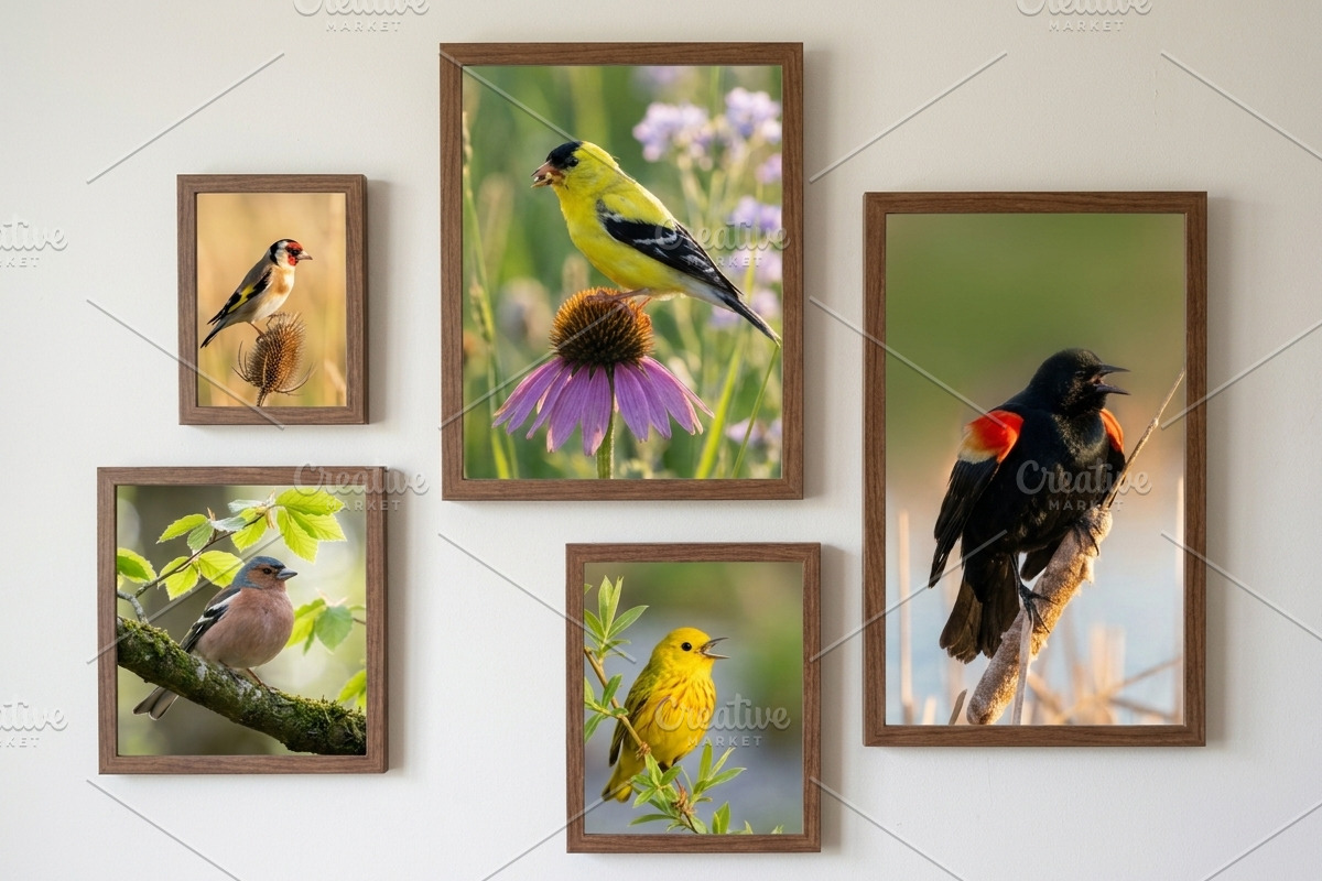 30 Songbirds Photo WallArt Printable, an Animal Photo by Image for Sale (Photo 2 of 4)