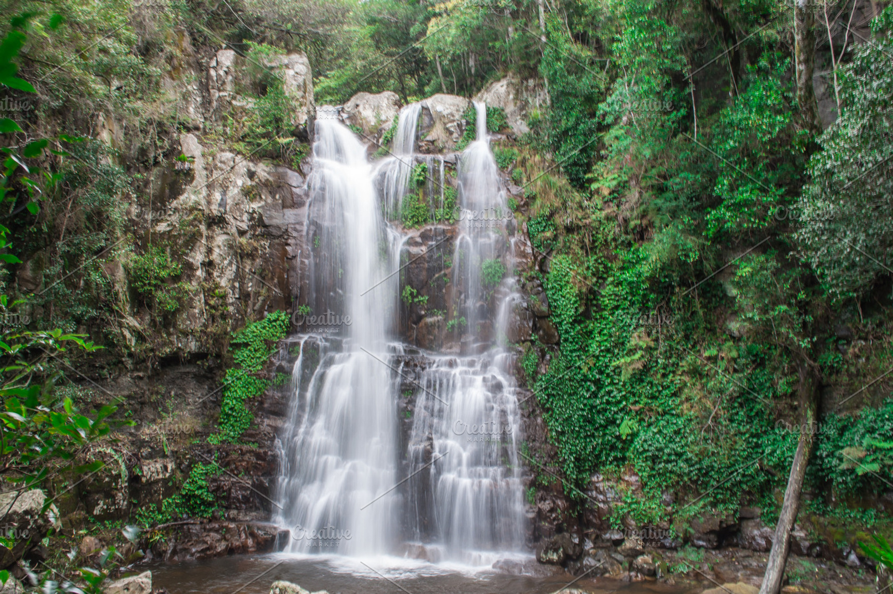 Australian Magical Waterfall Stock Photo Containing Waterfall And Australia