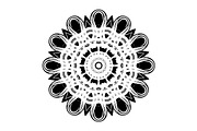 Modern Black and White Mandala Pack, a Decorative Illustration by NJ Himel (Thumbnail 25 of 101)