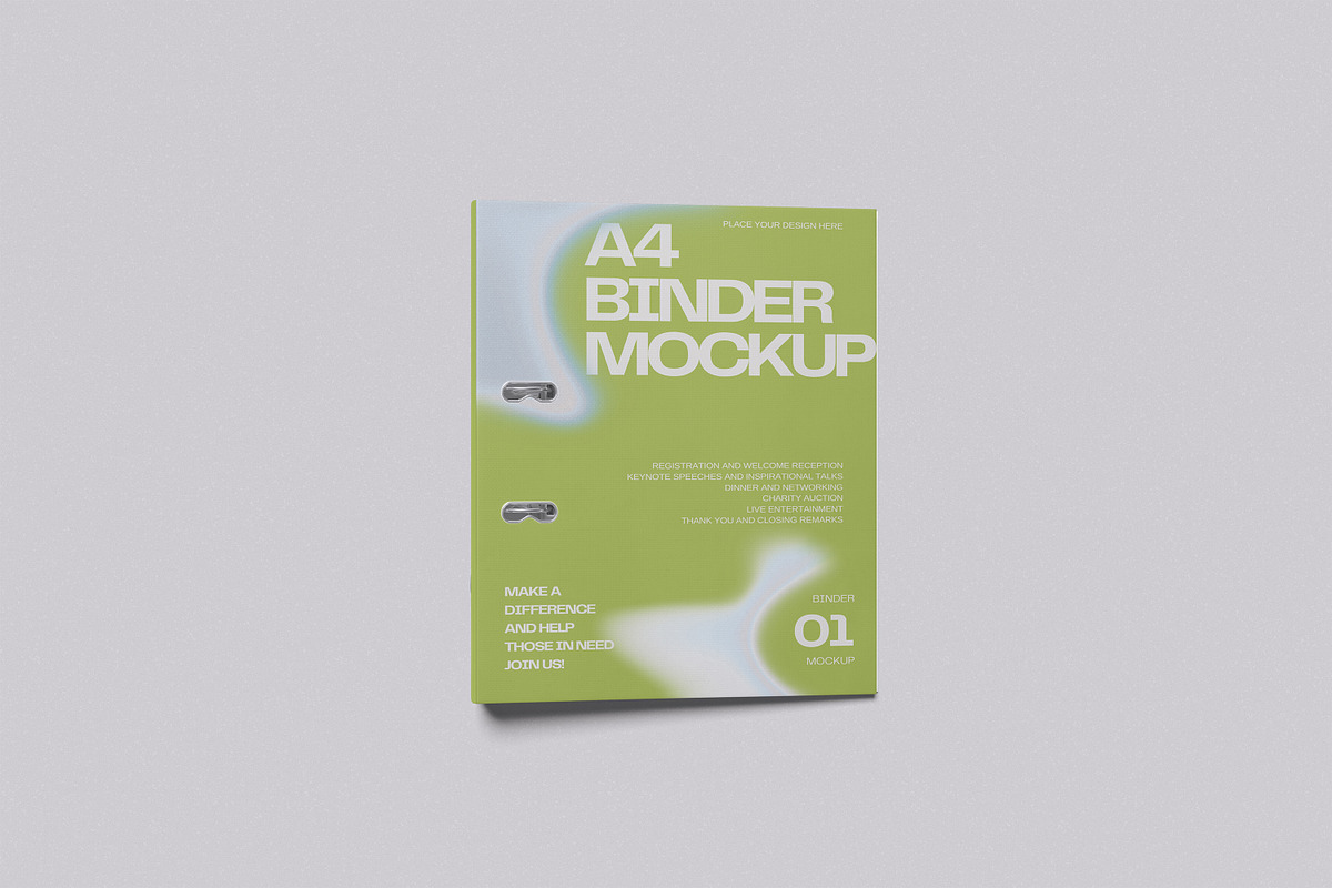 Binder Mockup, a Packaging Mockup by Afif_studio (Photo 3 of 5)