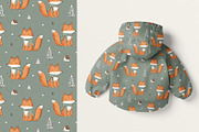 Winter fox, a Pattern Graphic by Olena Kuznietsova (Thumbnail 5 of 10)