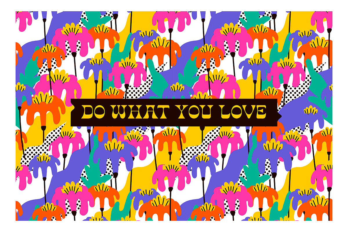 OPTIMISM | patterns pack, a Pattern Graphic by Nastya Tkachova (Photo 5 of 6)