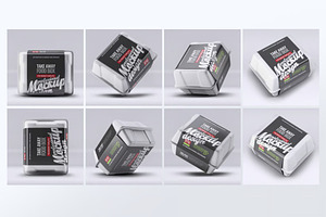Take Away Food Box Mock-Up, a Packaging Mockup by DesignRushMarket
