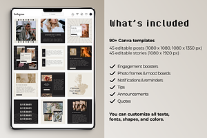 Retro Instagram Template Canva