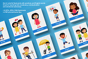 Educational Flashcards. Emotions, an Education Illustration by Valin Malin (Thumbnail 2 of 7)