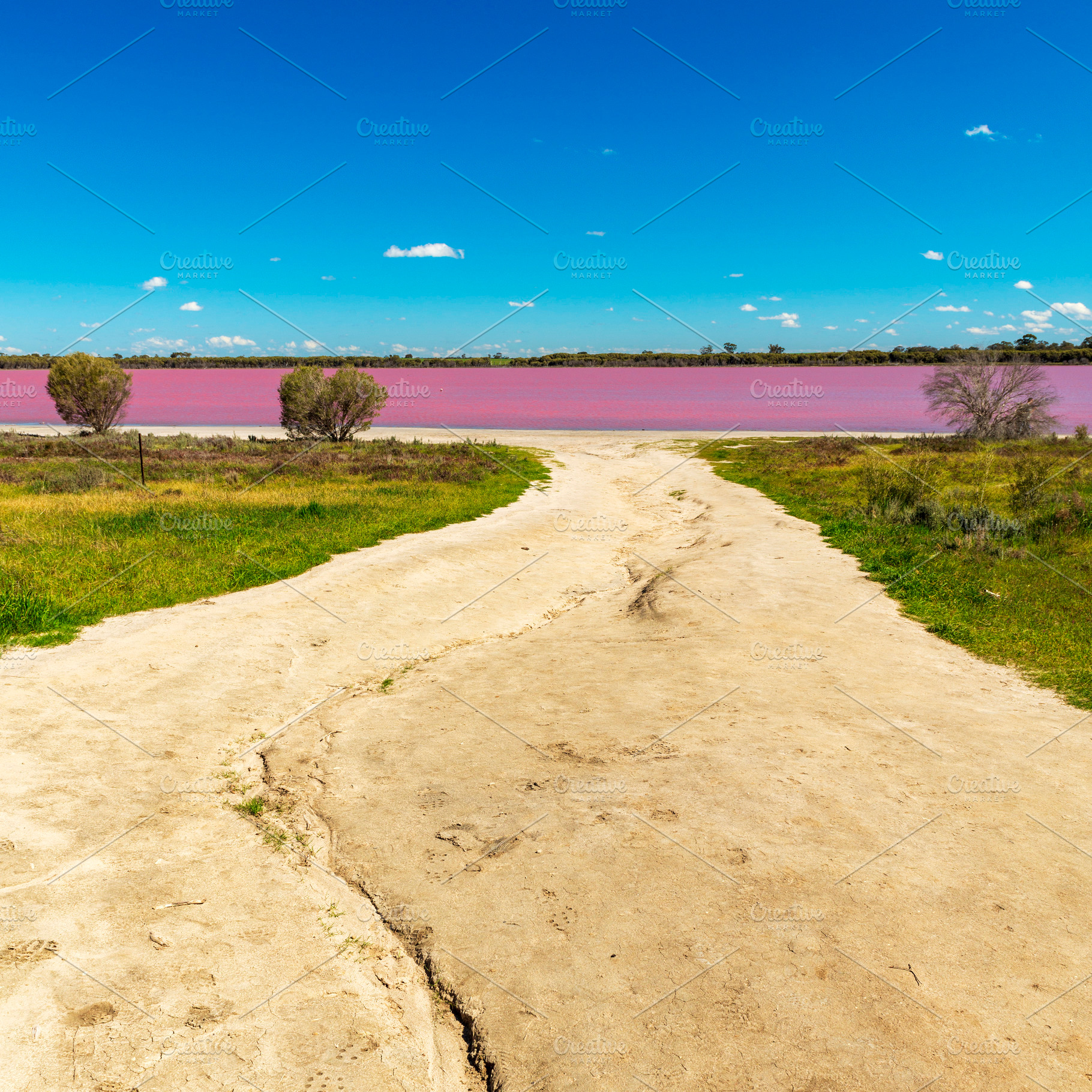 Pink Lake Dimboola Victoria, a Nature Photo by THP Creative