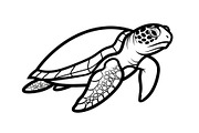 50 Sea Turtle Vector Silhouette Bund, an Illustration by jahid234 (Thumbnail 16 of 51)