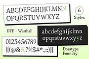 DTF Westhall, a Serif Font by Dora Typefoundry (Thumbnail 10 of 12)