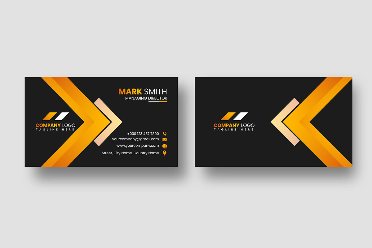 Creative Visiting Card Design, a Graphic by Sashamim22 (Photo 1 of 2)