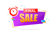 Set of colorful Sale banner designs, a Templates & Theme by Traudl's shop (Thumbnail 3 of 7)
