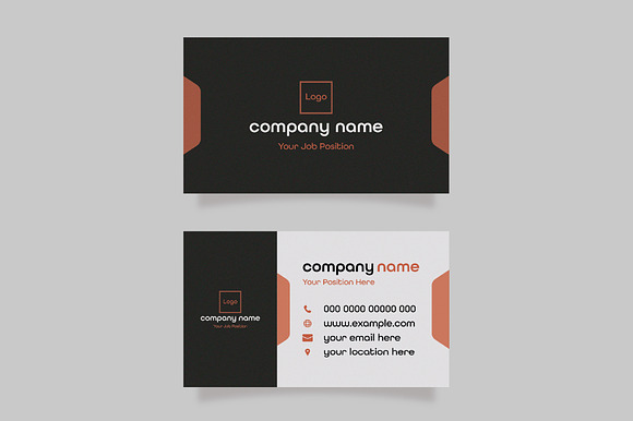 Professional Business Card Template preview 2