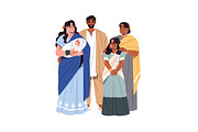 Families of different nationalities, a Person Illustration by PaperTrident (Thumbnail 5 of 9)