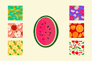 Hand-drawn Fruit Illustrations