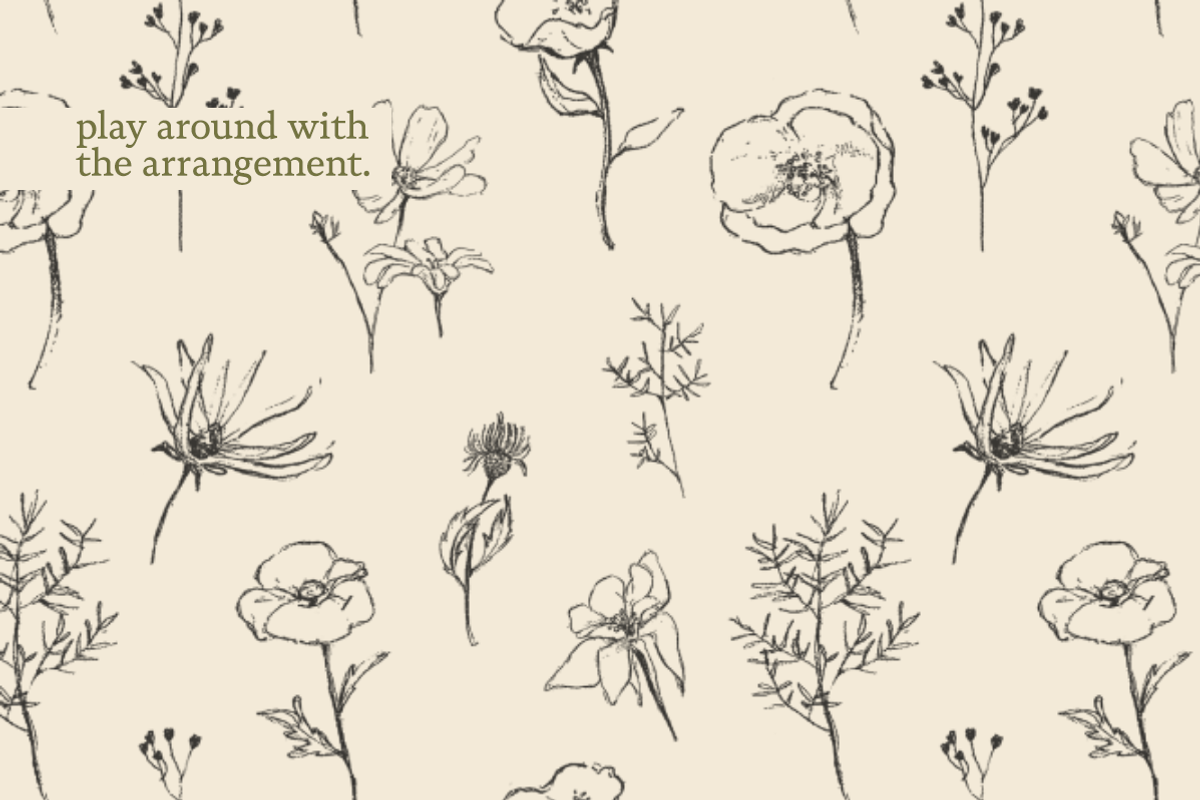 Sketchy Pencil Drawing Wildflowers, an Illustration by elpple (Photo 5 of 7)