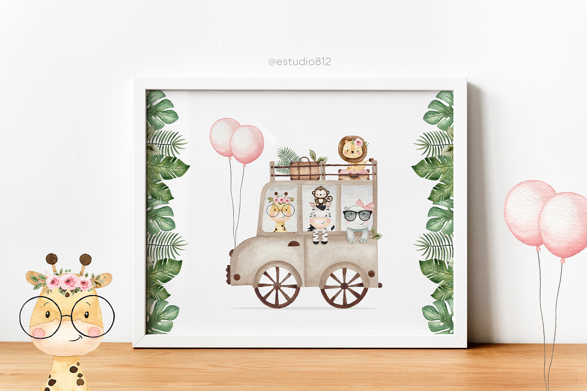 Safari Candy Color, an Illustration by Estudio 812 (Photo 4 of 8)