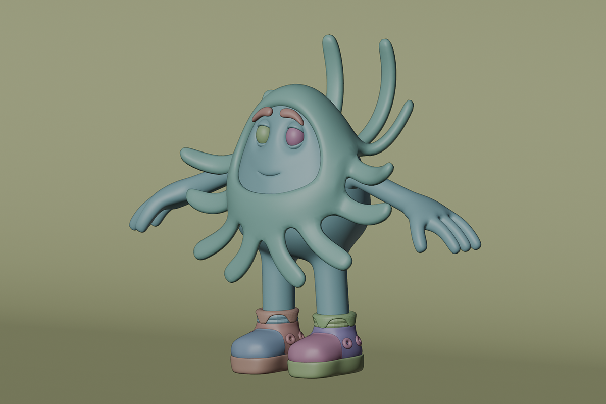 Water Monster 3D Character Pack, a Characters & Person 3D Model by Dudukbersama (Photo 3 of 11)