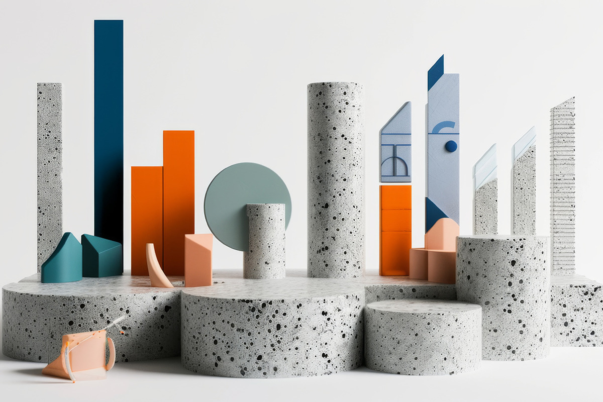 Concrete infographics, a Finance Illustration by Handmadefont (Photo 11 of 11)