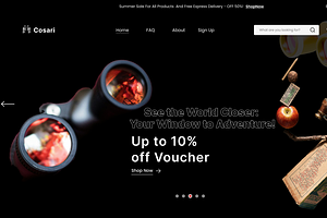Premium E-commerce Site Landing Page, a Landing Page Template by Premium Designs