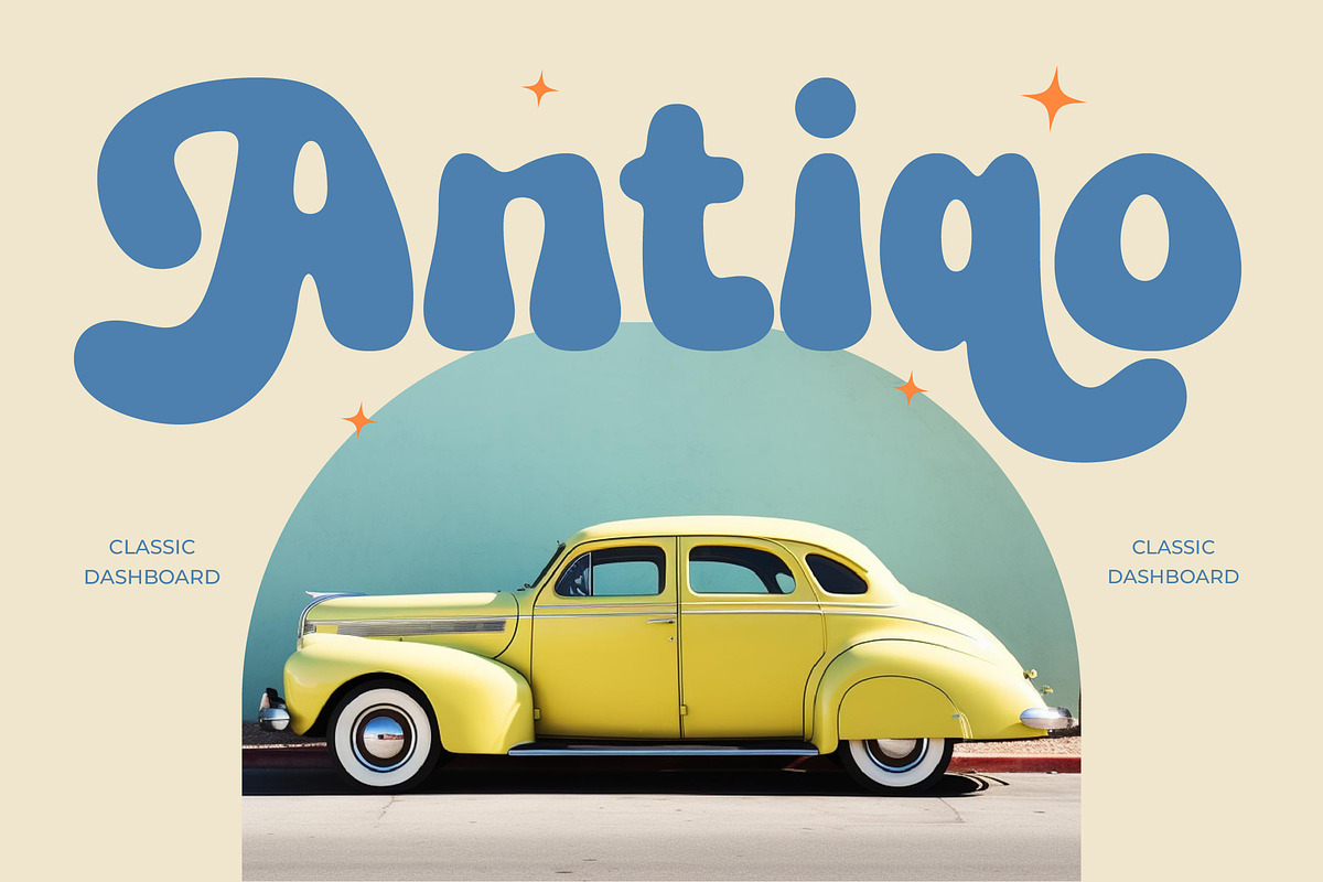 Queen Wosha Groovy Display Font, a Serif Font by timelesstype.co (Photo 10 of 20)