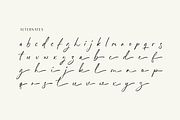 Somethink - A Handwritten Font, a Handwritten Font by Ainun Jinan (Thumbnail 9 of 10)