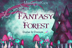 Fantasy Forest-98 Procreate Brushes