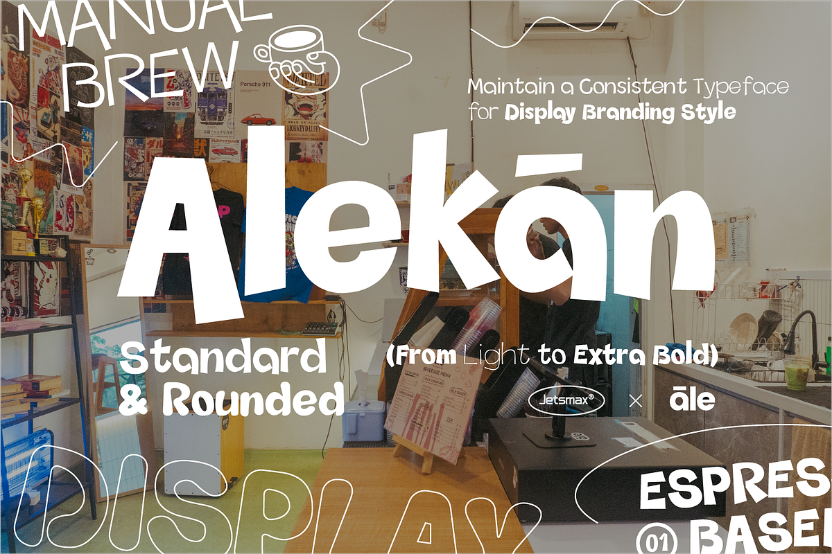 Alekan, a Sans Serif Font by Jetsmax® Studio (Photo 2 of 20)