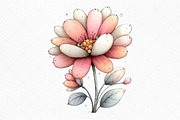 Whimsical Spring Daisy Flower Png, an Illustration by Craft Nest (Thumbnail 10 of 11)