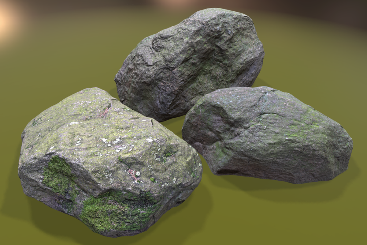 Mossy Stones, an Environmental 3D Model by Beatheart Creative Studio (Photo 2 of 10)