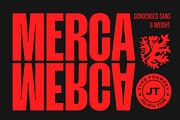 Merca | Condensed Sans, a Sans Serif Font by Jolicia Type (Thumbnail 1 of 14)