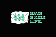 Chunky Hippie Display Font, a Font by Oui Studio (Thumbnail 4 of 10)