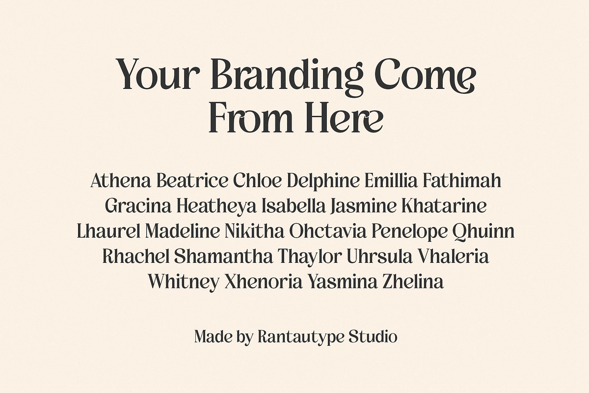 Bemolin Elegant Branding Font, a Serif Font by RantautypeStudio (Photo 5 of 19)