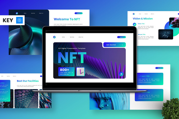 NFT - Art Digital Keynote preview 5