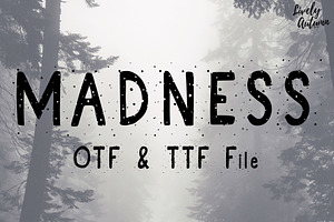 Madness | Stain Sans serif font, a Sans Serif Font by LivelyAutumn11.11