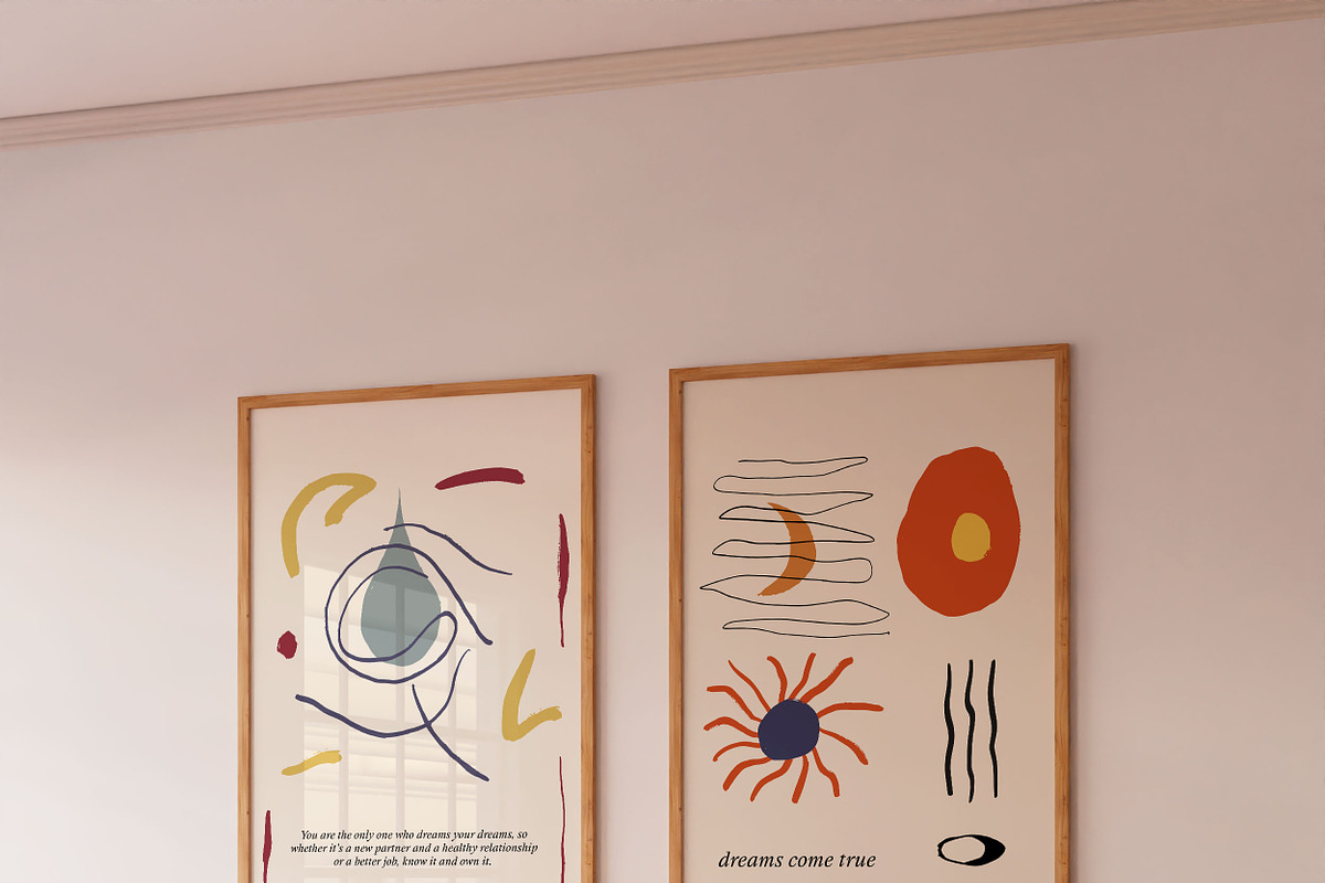 Vector Abstract Posters Collection, an Object Graphic by Ayya Studio (Photo 9 of 11)