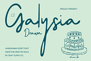 CS Galysia Drawn, a Script Font by Craft Supply Co. (Thumbnail 1 of 8)