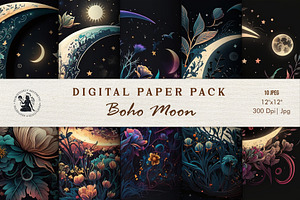 Celestial Boho Moon