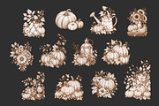 Autumn Vintage Graphic Collection, an Object Graphic by Vasmila (Thumbnail 4 of 11)