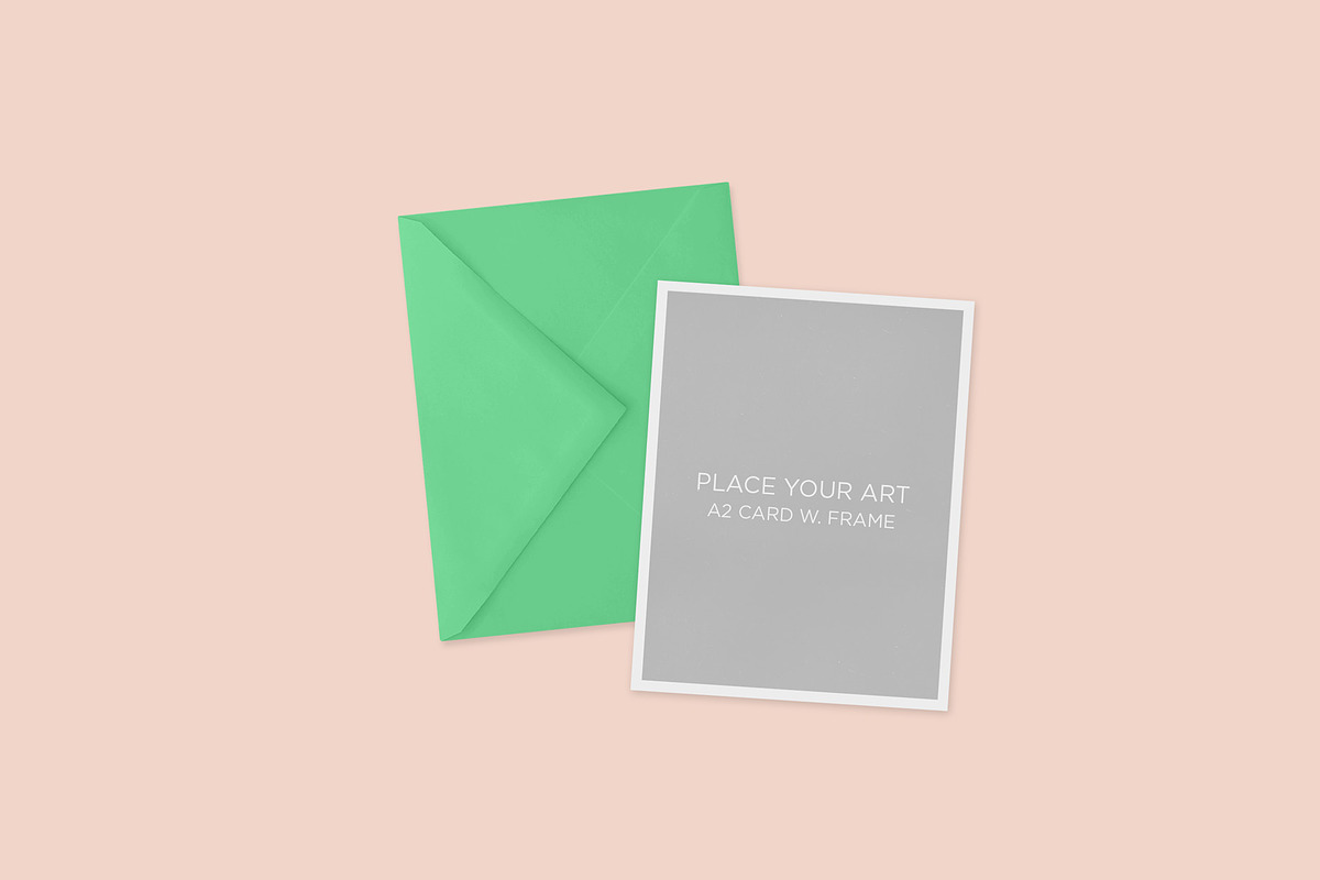 Minimal Greeting Card Envelope, an Advertising Mockup by Xtrahive (Photo 3 of 7)
